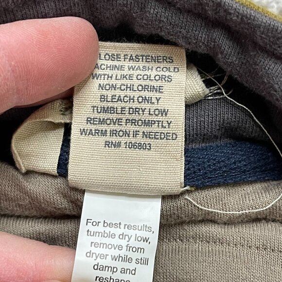 Duluth Trading Mens Flintlock Full Snap Mock Neck Olive Navy Jacket XL - Picture 7 of 7